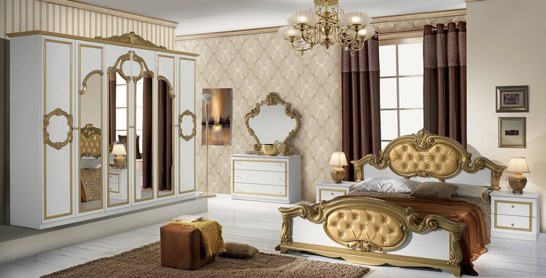 Barocco Classic Italian Bedroom Set